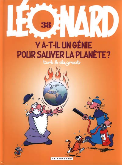 Couverture de l'album Léonard Tome 38 Y a-t-il un génie pour sauver la planète ?