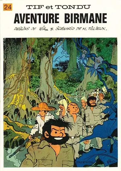 Couverture de l'album Tif et Tondu Tome 24 Aventure birmane