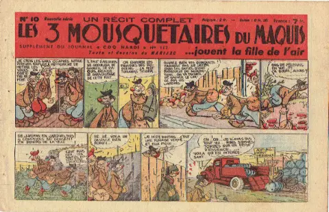 Les 3 Mousquetaires du Maquis Tome 10 Les 3 mousquetaires jouent la fille de l'air