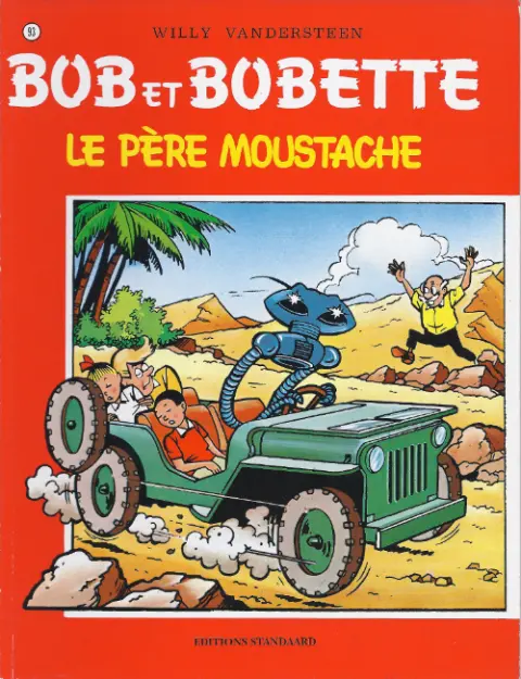 Couverture de l'album Bob et Bobette Tome 93 Le Père Moustache