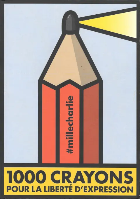 1000 crayons pour la liberté d'expression