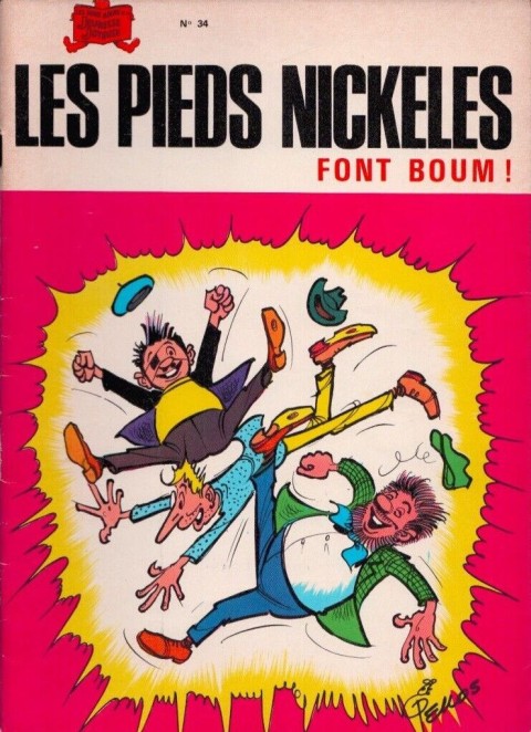 Couverture de l'album Les Pieds Nickelés Tome 34 Les Pieds Nickelés font boum !