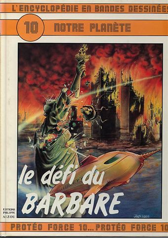 Couverture de l'album L'Encyclopédie en Bandes Dessinées Tome 10 Le défi du Barbare