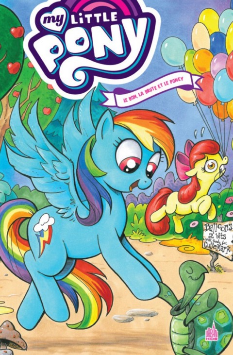 Couverture de l'album My little Pony Volume 4 le bon, la brute et le poney