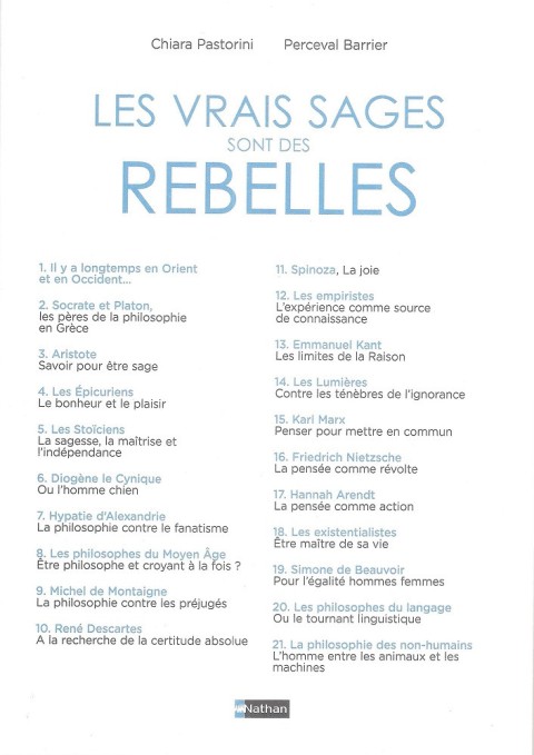 Planche de l'album Les vrais sages Les vrais sages sont des rebelles