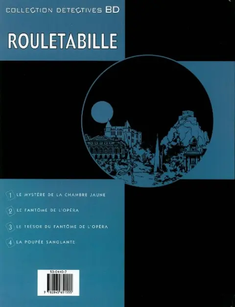 Verso de l'album Rouletabille Tome 4 La poupée sanglante