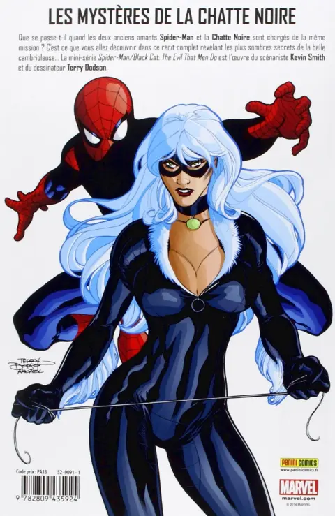 Verso de l'album Spider-Man/Black Cat L'Enfer de la violence
