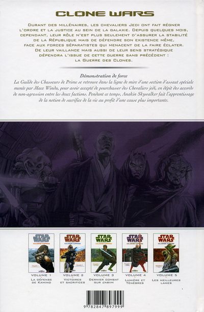 Verso de l'album Star Wars - Clone Wars Tome 6 Démonstration de Force