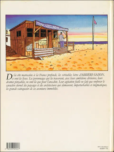 Verso de l'album Arrière Saison