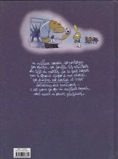 Verso de l'album Titeuf Tome 11 Mes meilleurs copains