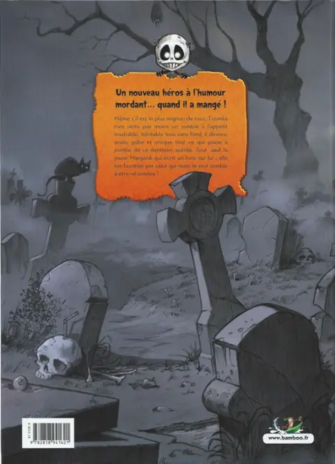 Verso de l'album Tizombi Tome 1 Toujours affamé