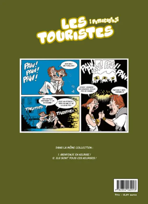Verso de l'album Les Touristes Tome 2 Ils sont fous ces Keurses !