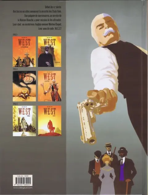 Verso de l'album W.E.S.T Tome 6 Seth