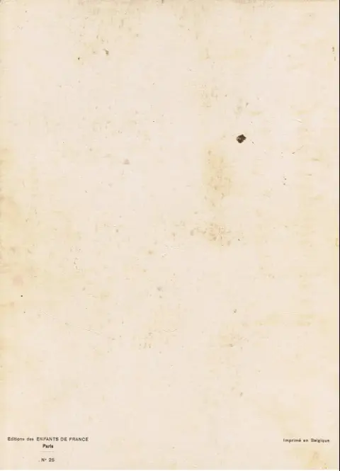 Verso de l'album L'Auberge de l'Ange Gardien