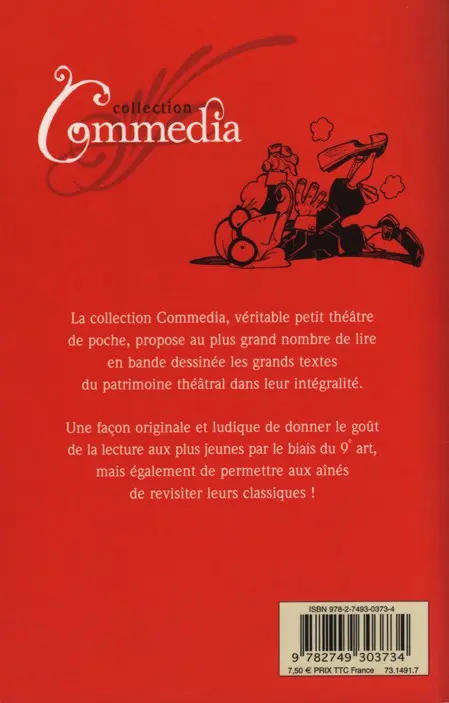 Verso de l'album Commedia Tome 4 L'Avare