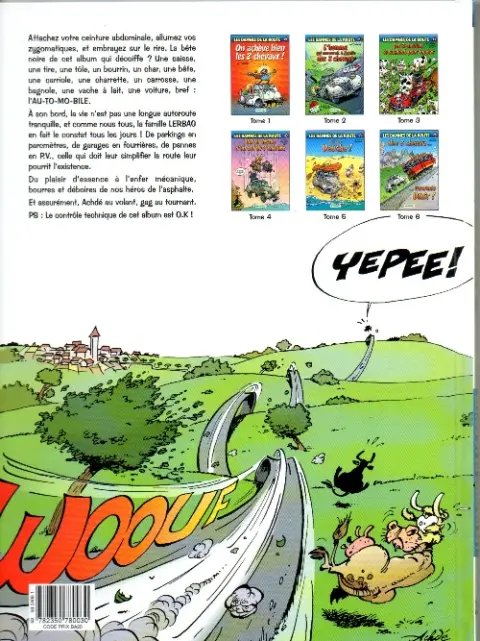 Verso de l'album Les damnés de la route Tome 5 Sea, Sex and Deuche !