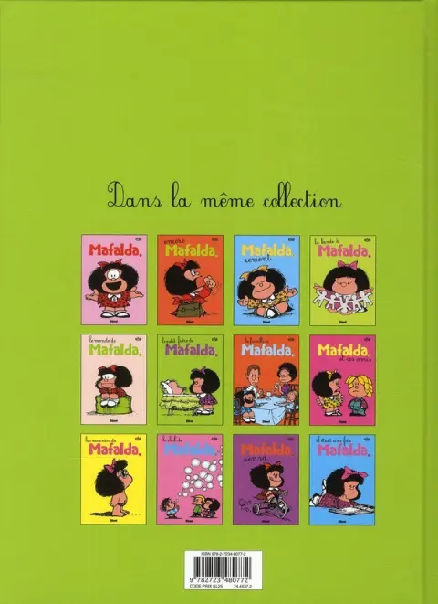 Verso de l'album Mafalda Tome 6 Le petit frère de Mafalda