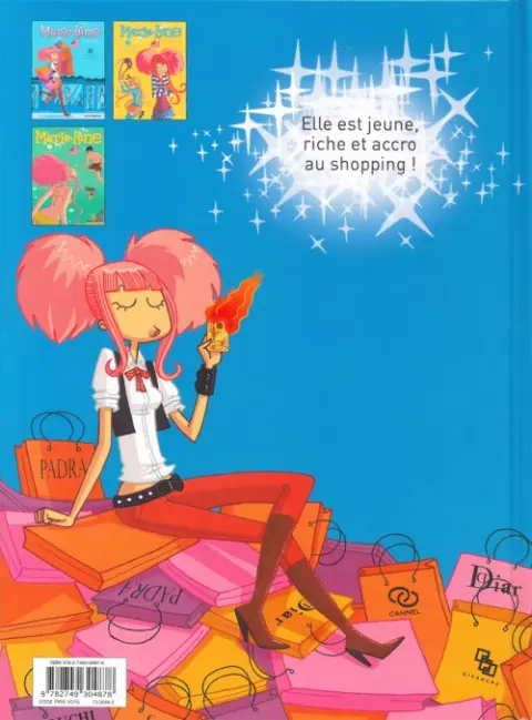 Verso de l'album Marie-Lune Tome 1 Je dépense, donc je suis