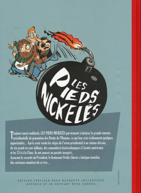 Verso de l'album Les Pieds Nickelés vus par… Les pieds nickelés vus par malka, ptiluc et luz