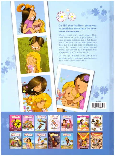 Verso de l'album Les Sisters Tome 3 C'est elle qu'a commencé