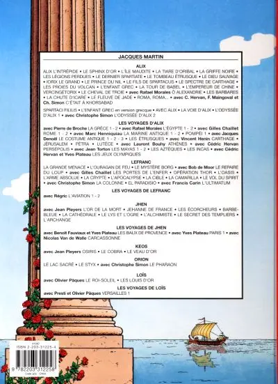Verso de l'album Alix Tome 25 C'était à Khorsabad