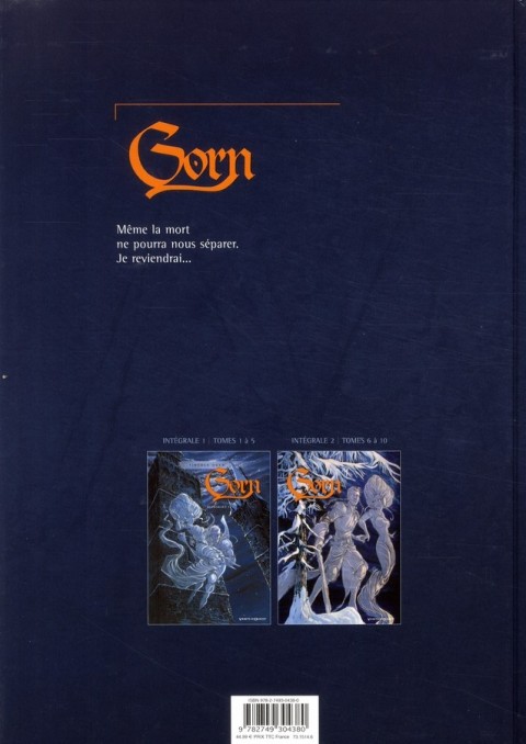 Verso de l'album Gorn Intégrale 1