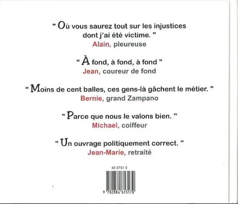 Verso de l'album de A à Z La F1 illustrée de A à Z