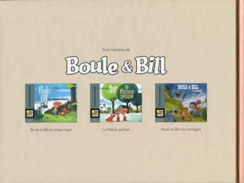 Verso de l'album La Collection Roba (Boule & Bill - La Ribambelle) Trois histoires de Boule & Bill