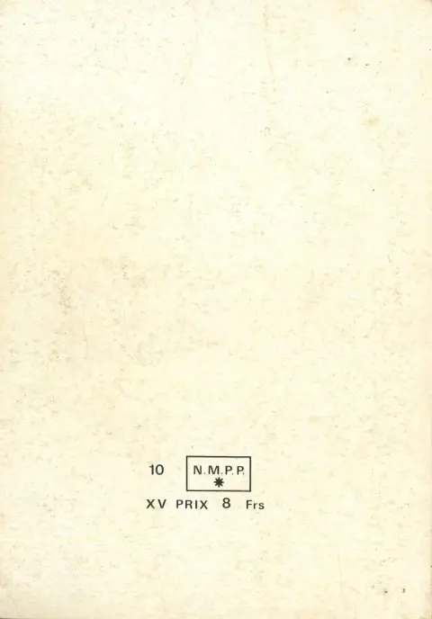 Verso de l'album Strange Album N° 39