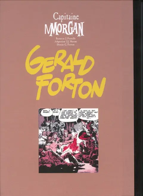 Verso de l'album Capitaine Morgan