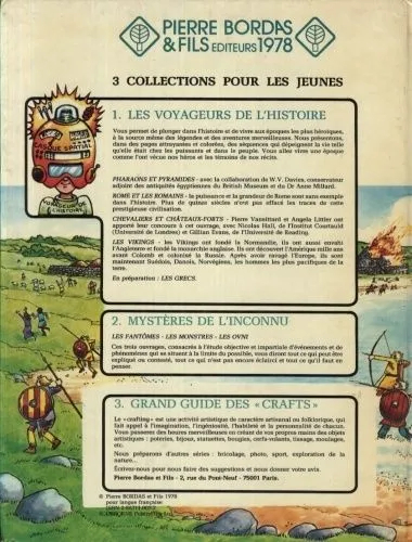 Verso de l'album Les Voyageurs de l'Histoire Tome 5 Les vikings