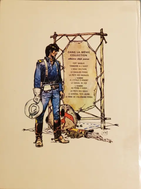 Verso de l'album Blueberry Tome 11 La mine de l'Allemand perdu