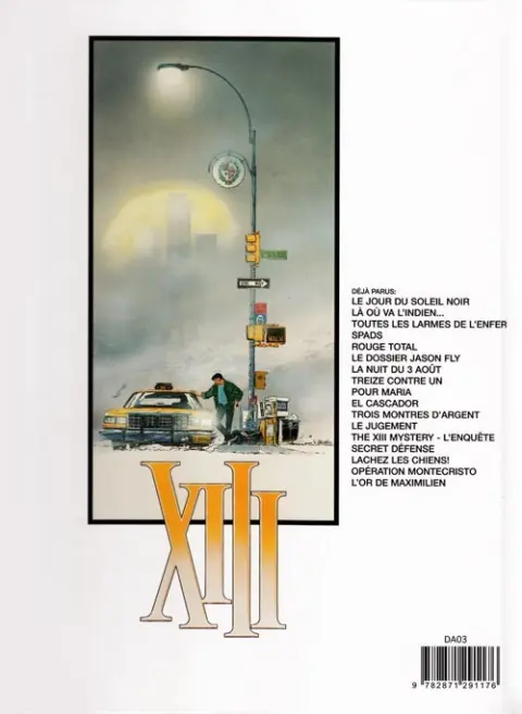 Verso de l'album XIII Tome 12 Le jugement