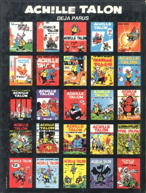 Verso de l'album Achille Talon Tome 26 Achille Talon et l'arme du crocodile