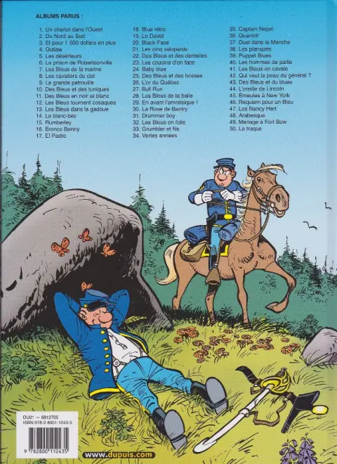 Verso de l'album Les Tuniques Bleues Tome 24 Baby blue