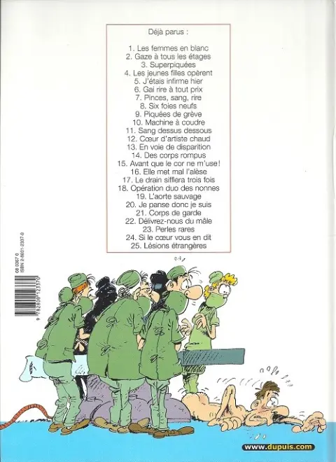 Verso de l'album Les Femmes en Blanc Tome 15 Avant que le cor ne m'use !