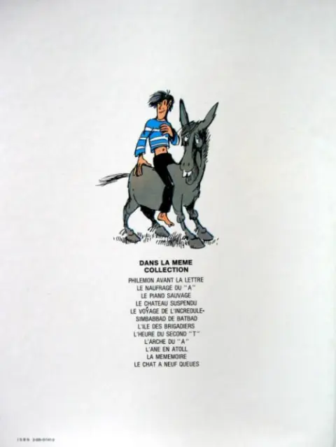 Verso de l'album Philémon Tome 10 La mémémoire