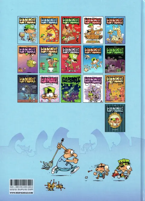 Verso de l'album Kid Paddle Tome 1 Jeux de vilains
