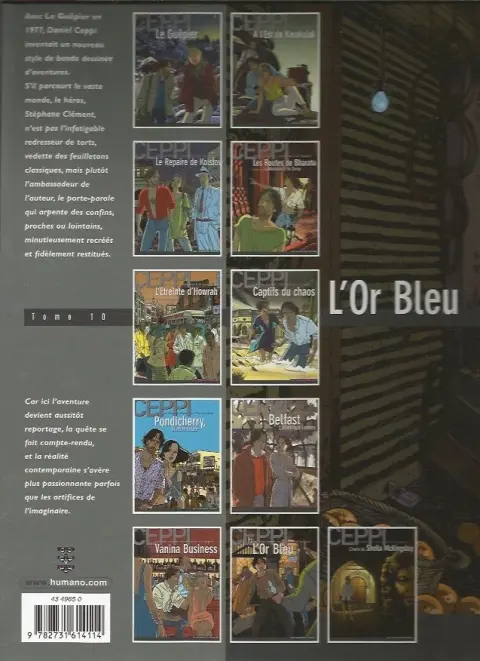 Verso de l'album Stéphane Clément Tome 11 L'Or Bleu