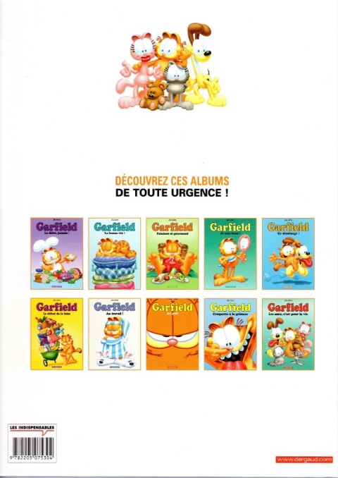 Verso de l'album Garfield Tome 30 Dur de la feuille