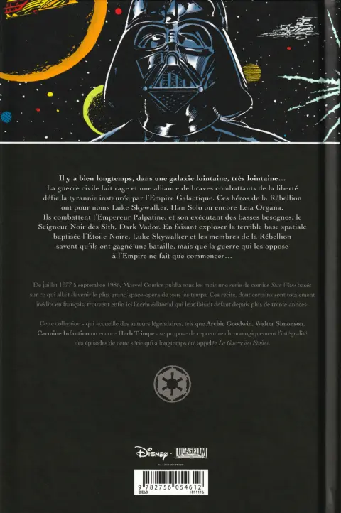 Verso de l'album Star Wars - Classic Tome 2