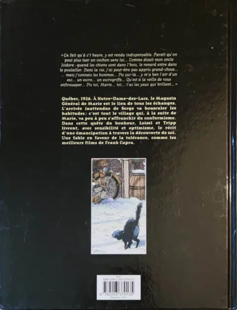 Verso de l'album Magasin général Tome 2 Serge