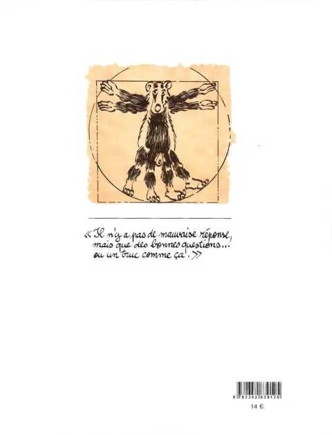 Verso de l'album Renar et Blerô 1