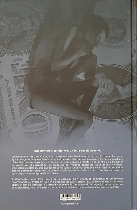 Verso de l'album Luminary Tome 2 Black Power