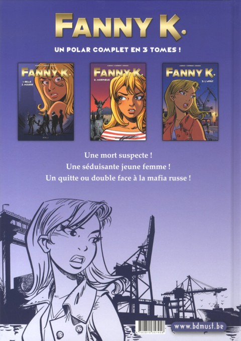 Verso de l'album Fanny K. 3 L'appât