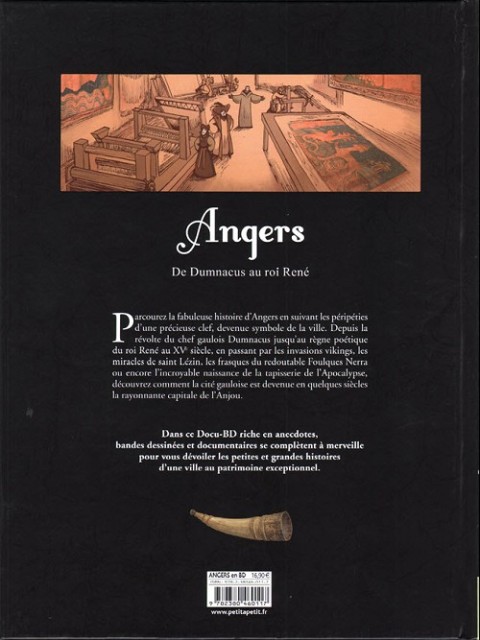 Verso de l'album Angers 1 De Dumnacus au roi René