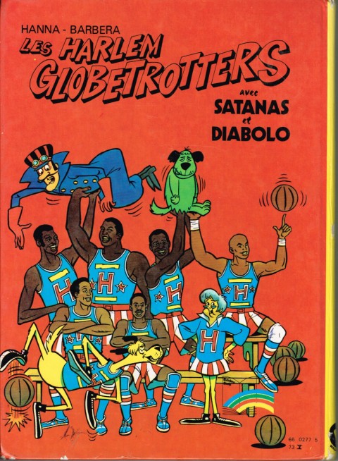 Verso de l'album Les harlem Globetrotters Les Harlem Globetrotters avec Satanas  et Diabolo