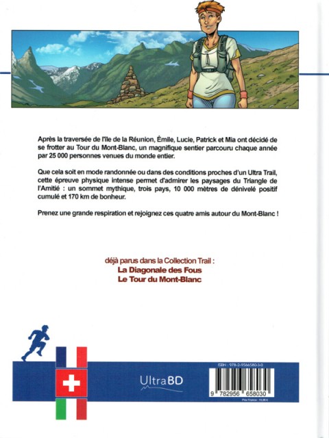 Verso de l'album Le tour du Mont-Blanc
