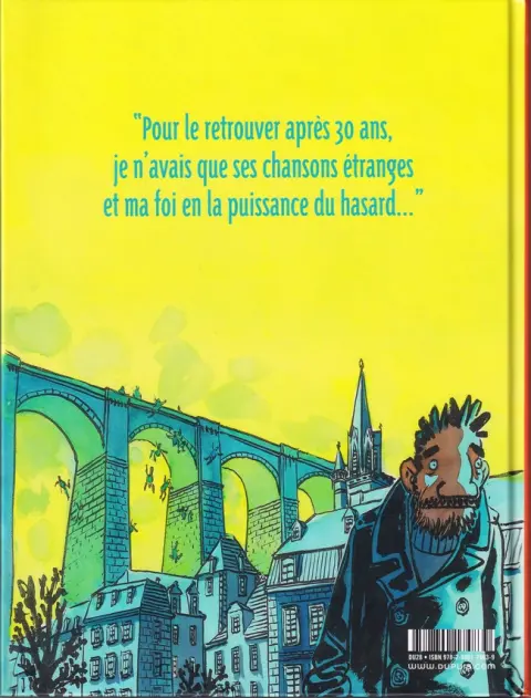 Verso de l'album Le chanteur perdu