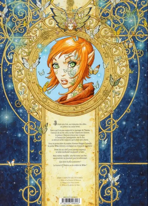 Verso de l'album Wika Tome 1 Wika et la fureur d'obéron